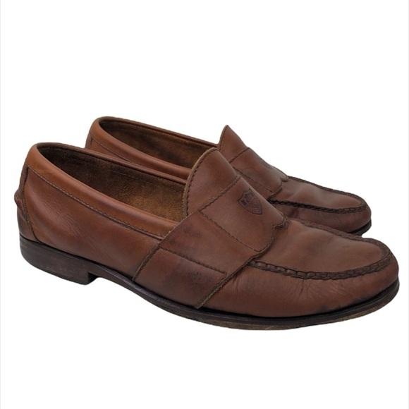 Polo Ralph Lauren Other - Polo Ralph Lauren Brown Leather Vintage Loafers
